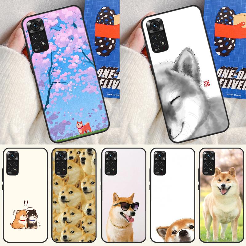Animal Shiba Inu Dog Case For Xiaomi Redmi Note 14 13 Pro 12 11 9 10 9S 10S 11S 12S Redmi 14C 13C 10C 12C Cover