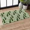 Cool Black Lab Indoor Door Mat,Labrador Dog Portrait Doormat,Non-Slip Rubber Backing Floor Mat,Entry Rug,for Living Room,Office