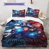 Name Custom Jujutsu Kaisen Pattern Bedding Set Quilt Cover Pillowcase Home Decor Gift (1 * Duvet Cover + 2 * Pillowcase, Without Core)
