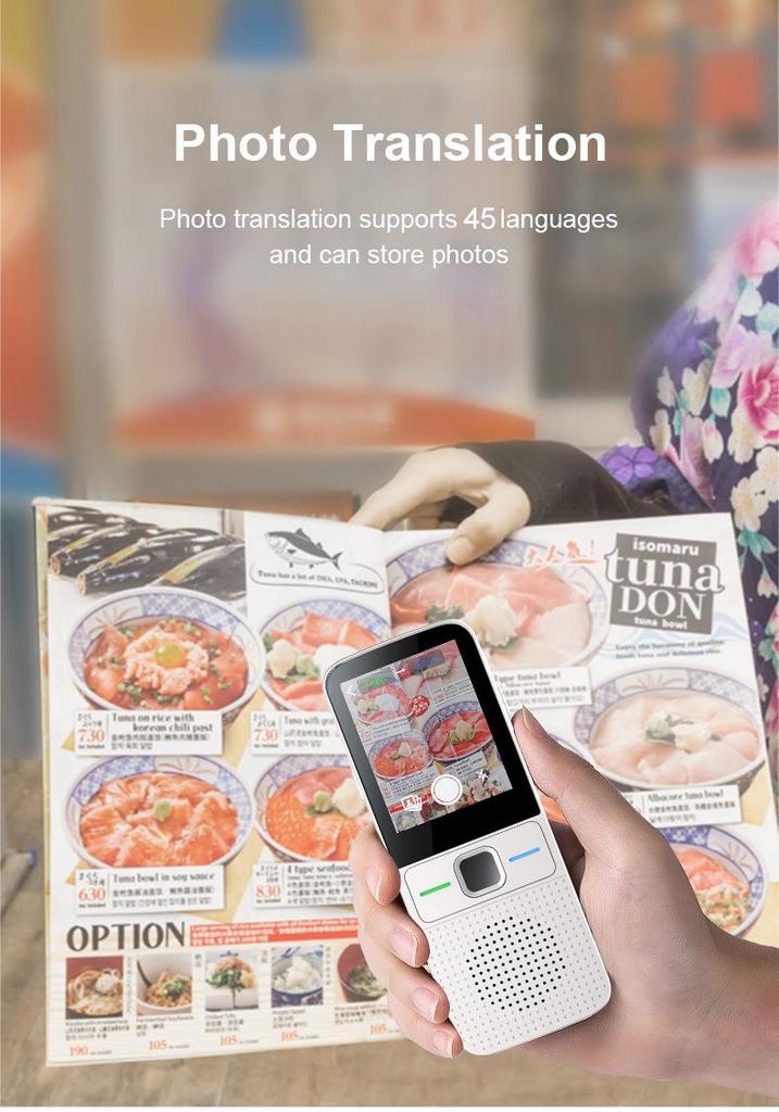 Stylo Traducteur Intelligent Multilingue: Traduction Hors Ligne et Interprétation Simultanée Russe pour le Voyage et les Affaires