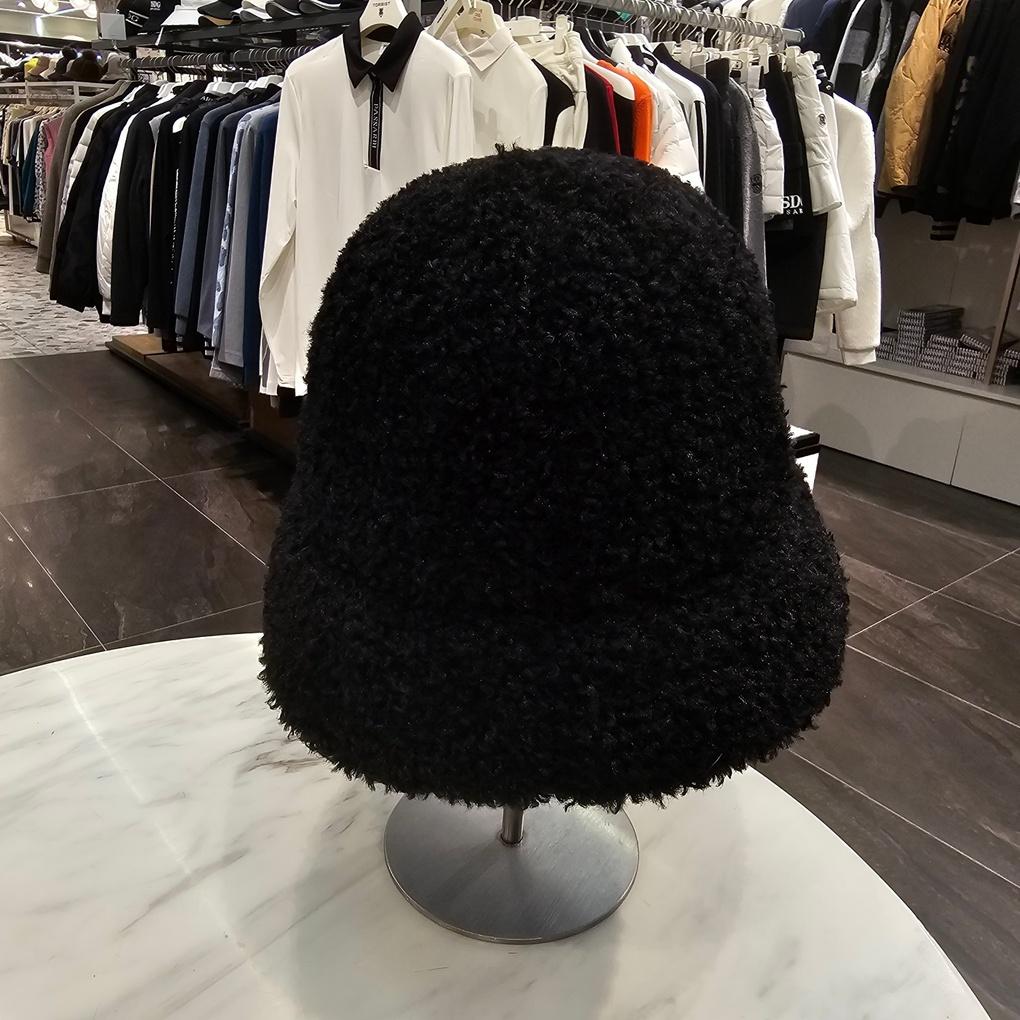 Pasadi PTWAH968M FW Women's Black White Poggle Fleece Bucket Hat