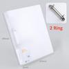 A4 Binder Folder File Folders Office Document Organizer File Binder 240 Sheets Capacity Desk Organizer Office Students Supplies