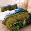 Nature Scenery Duvet Cover Set Landscape Bedding Set for Girls Adults Room Decor Mountain Forest Comforter Cover Twin Queen Size