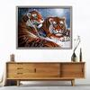 5D Diamond Painting Tiger Picture Of Rhinestones Diamond Embroidery Animals Diamond Mosaic Wall Decor