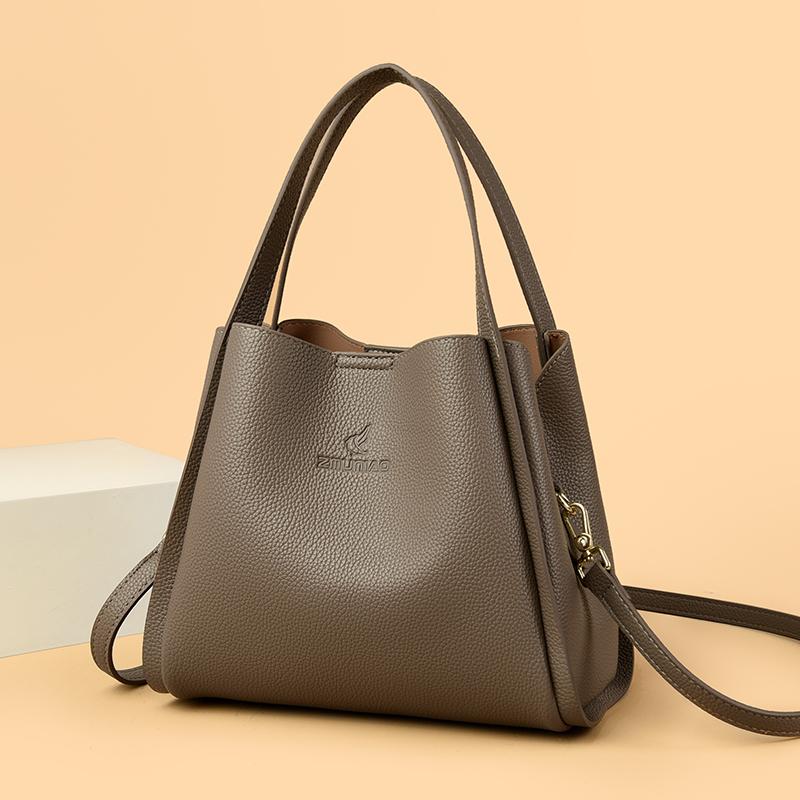

Large capacity versatile shoulder crossbody bucket tote women s bag