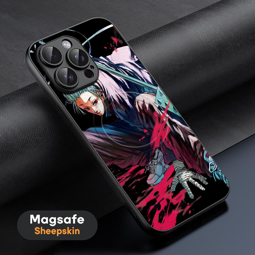 

Taro Sakamoto Japan hot anime Phone Case For iPhone 16 15 14 13 12 11 Plus Pro Max High-end Luxury Magsafe Sheepskin iPhone 14 Plus
