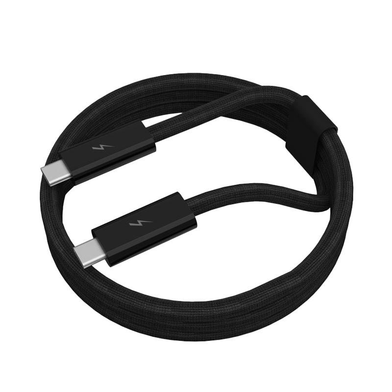 PD240 Watts Fast Charge Thunderbolt 4 Type-C Cable 5A 40Gbps Braided Nylon Jacket Supports 8K60Hz Video Output Camera
