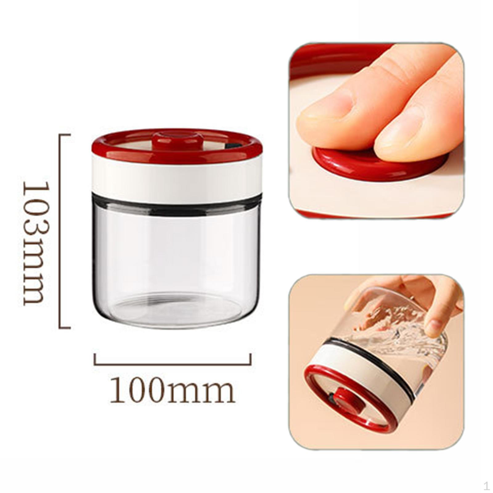 Контейнер для кофейных зерен пищевой контейнер герметичный стеклянный вакуумный резервуар для хлопьев S 1318₽