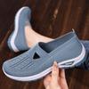 Damen Übergröße Atmungsaktive Sommer Stoffschuhe - Bequeme Leichte Freizeitschuhe für Mittleren Alters und Ältere.
