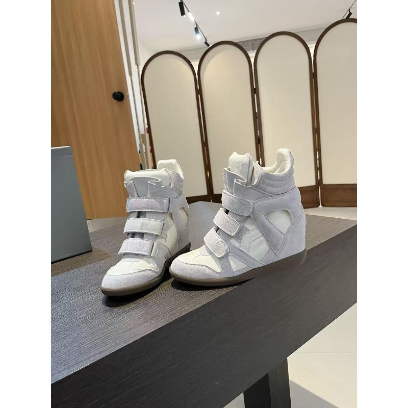 Botines de tacón para mujer Zapatillas de plataforma para mujer Diseño de color de empalme de moda Zapatos para mujer