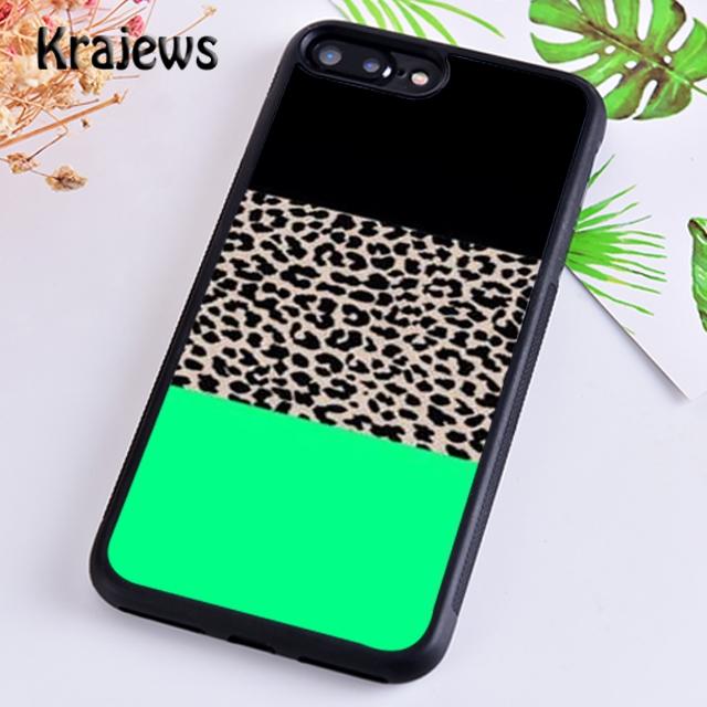 Krajews Leopard Print Scrun Soft Phone Case Cover For iPhone 17 Air 16 15 14 Plus 12 Pro Max Coque Shell Fundas
