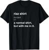 T-shirt Drôle Rizz Rizzing Charmant Rizzed Humour Charisme