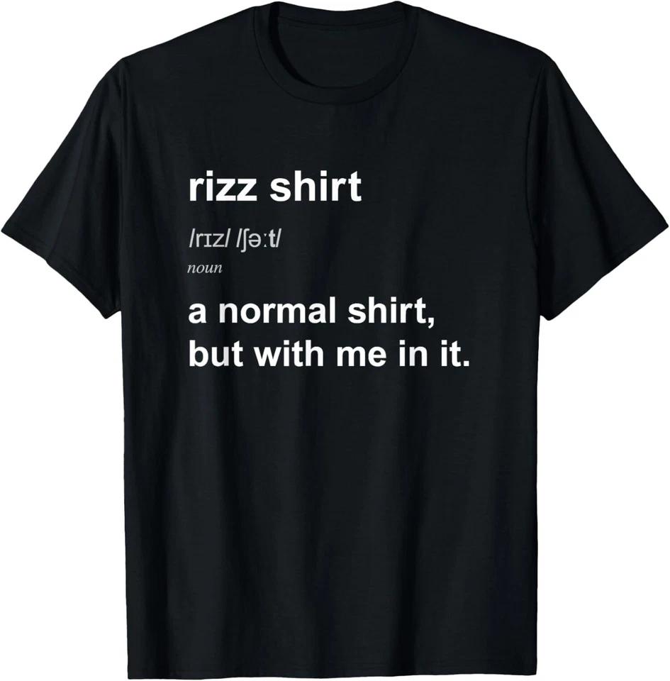 

Смешная футболка Rizz Rizzing Очаровательный Rizzed Юмор Харизма XL