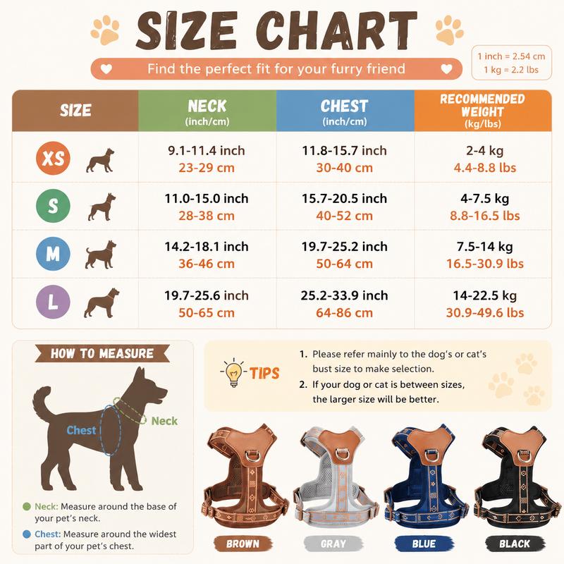 Custom Personalized Name Padded Dog Vest Harness Adjustable for Puppies Small Medium Large Dogs Cats Pet Walking Supplies