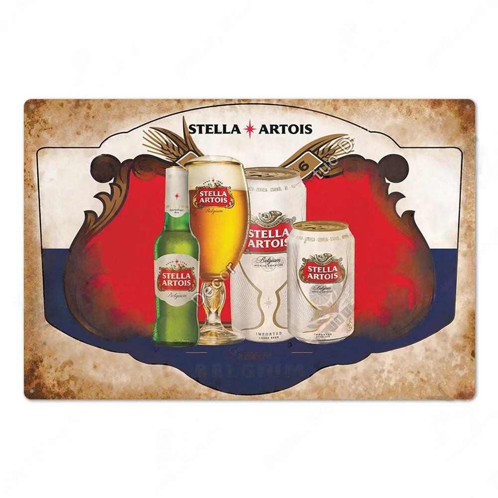 Vintage Germany Beer Brand Posters Decor Metal Signs Plaque Metal Vintage Tin Sign Poster for Pub Man Bar