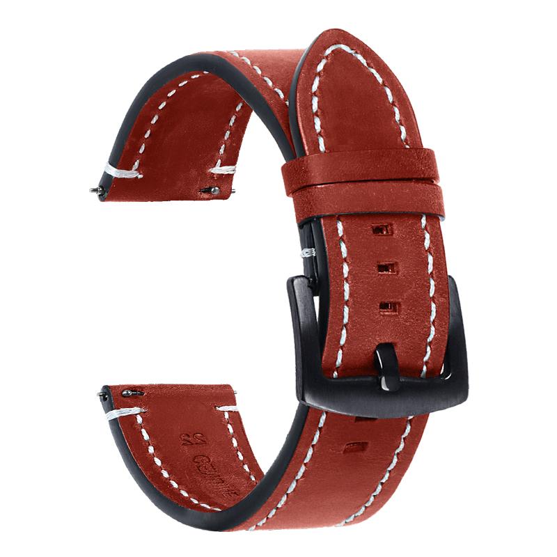 Retro Leder Uhrenarmband 18mm 19mm 20mm 21mm 22mm 24mm Schnellverschluss Armband für Herren Ersatz Uhrenband Uhrenzubehör