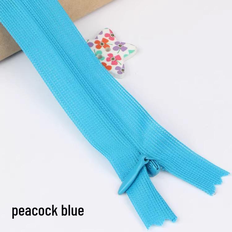 Sanli Unsichtbarer 25cm Kleid- & Kissen-Reißverschluss mit geschlossenem Ende