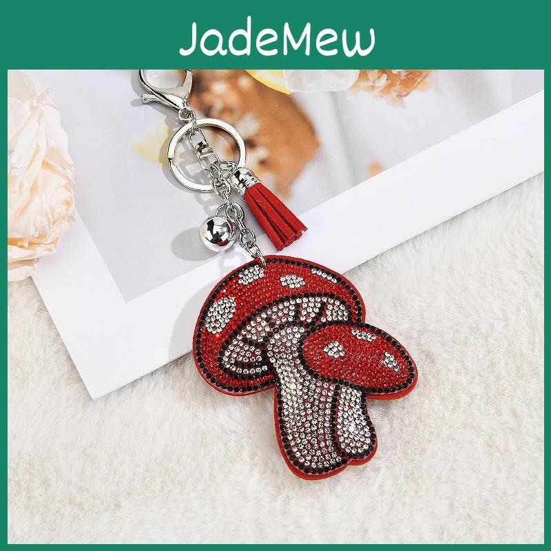 Fashion Sparkling Water Diamond Embellished Keychain Creative Ball Pendant For Gift Giving