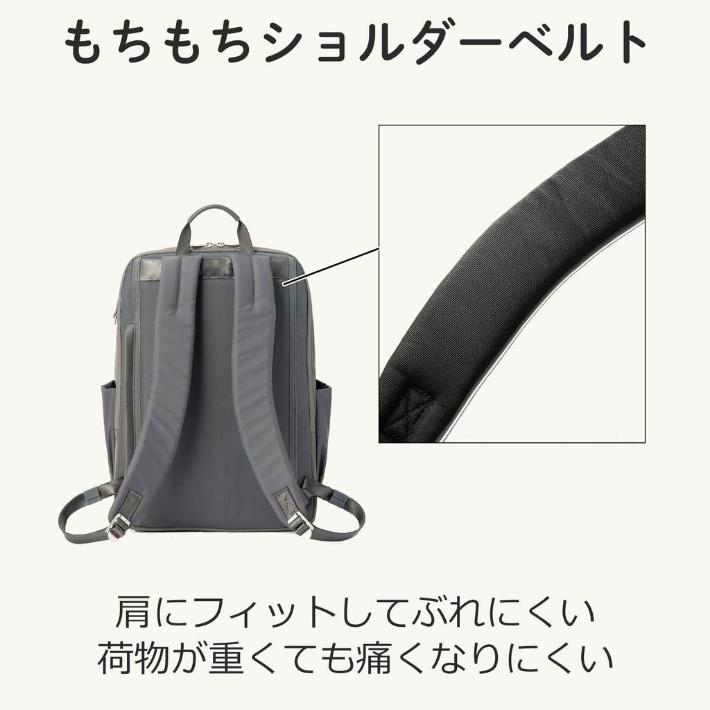 Lightweight nylon backpack for commuting, fits a 14.0-inch laptop and A4 size documents