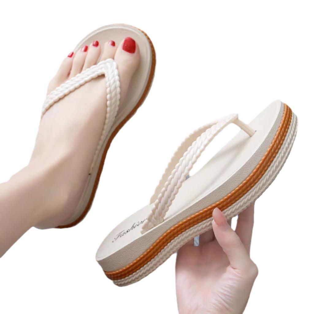 Flip-flops women's slippers women's summer sandals outer wear toe flip-flops fashion drag