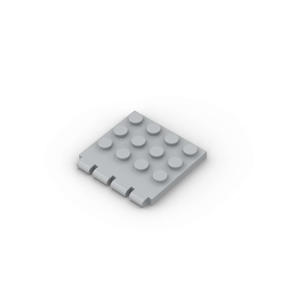 Non-Toxic Moc 10Pcs 4213 Hinge Vehicle Roof Building Blocks Kit 4X4 Board Plate Small Bricks Particle Idea Toys Children Kid Birthday Gift
