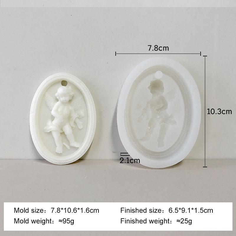 

Маленький Ангел Дует в Рог Ангел Силиконовая Форма Ручной Работы Ароматическая Свеча Эпоксидная Смола Декоративные Формы Сделай Сам Шоколадная Форма для Выпечки