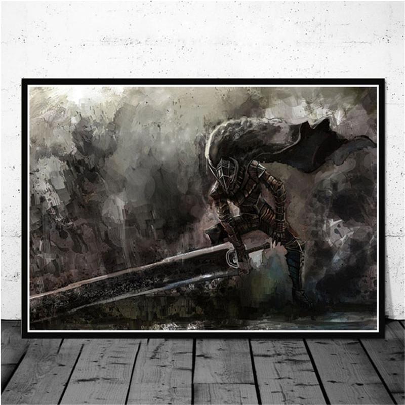 Japanese Anime Pictures Kentaro Miura Violent Posters Wall Art Canvas Painting Pictures High-definition Printing Posts for Wall