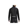 Nike Running Division Aerolayer Logo Print Comfort Fit Solid Zip Vest Men Vests Black FD4642-010