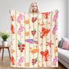 Sea Harvest Nap Blanket,Flannel Blanket,Suitable For Sofas,Beds,Cars,Rooms,Offices,Camping,Exquisite Gift Blankets