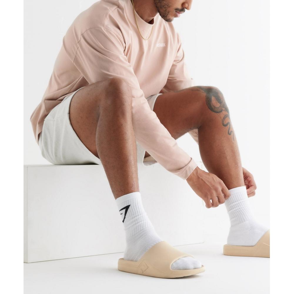 Gymshark Rest Day Slides Toasted Brown F1a1a Nbr3