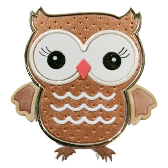 Řezací šablona Odolná Dekorativní Opakovaně použitelná Tvar Sova Kovová Řezací DIY Scrapbook Dekor Suvenýr Dárek