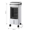 Mini Portable Air Conditioner Air Cooler Fan Humidifier Mute Timed Floor Fan Mobile Air Conditioner for Office Home 220V
