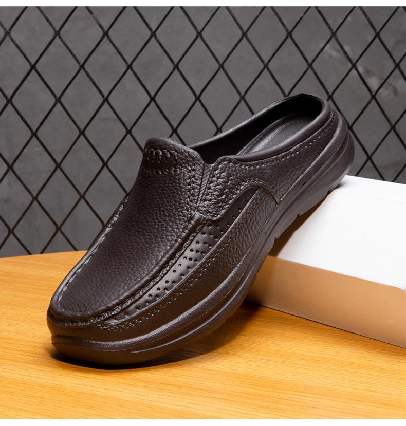 

Уличные повседневные сандалии, мужские модные туфли-мулы, мягкие пляжные тапочки из ЭВА, тапочки большого размера, новые модные тапочки, сандалии 39