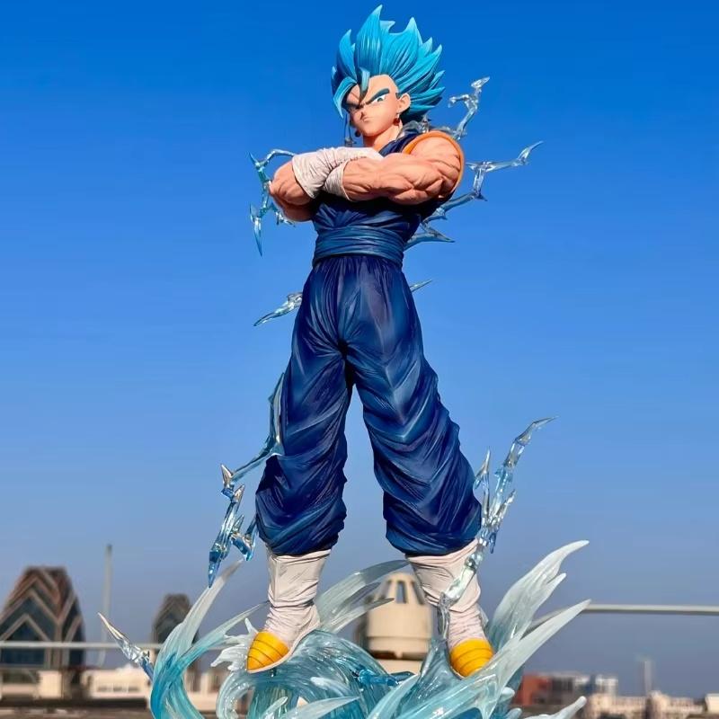 Anime Hb Vegetto Jt Model Figures Dual Head Hands Sculpture Light-Up Desktop Figurine Doll Collectible Boys Surprise Toy Gift