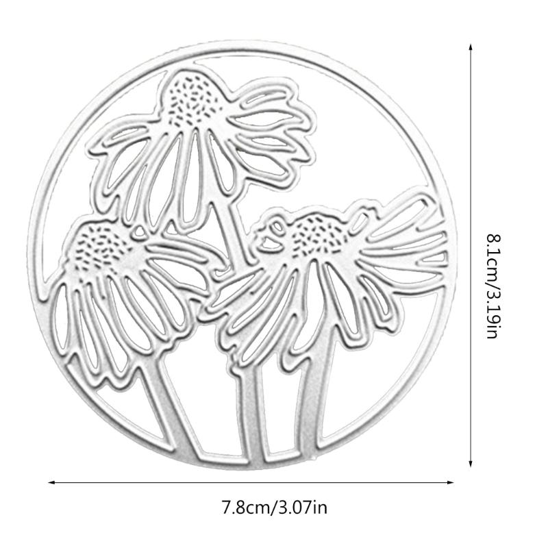 Metal Die Cuts Lotus Flower Cutting Dies Stencils DIY Cutting Template for Scrapbooking Album Paper Card Embossing Craft