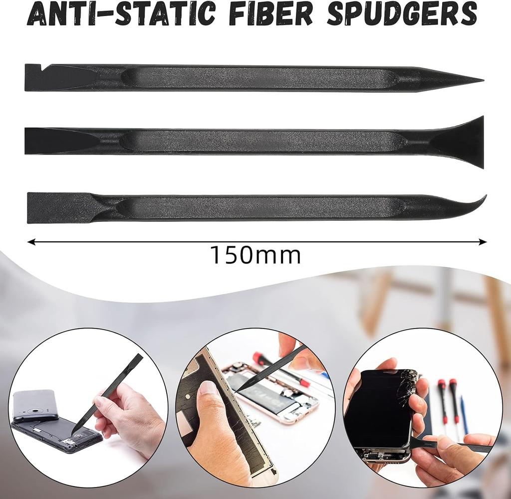 Spudger Pry Tool Kit Metal Spudger Ultra-Thin Prying Opening Tool for iPhone Laptop iPad Cell Phone Computer Repair Tool Kit