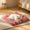 Anti-slip Pet Mat for Puppy Faux Fur Mat, Soft Warm Cat Sleeping Pad with Non-slip Bottom, Cozy Crates Self-Warming Fuzzy Bed Dogs Cats, Machine