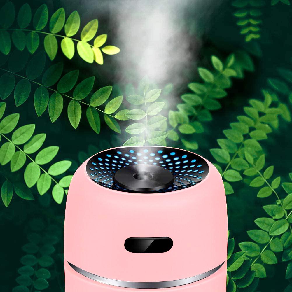 USB Air Humidifier Car Diffuser with LED Automatic Ultrasonic Mist Sprayer Cooler Electric Conditioner Cooling Purifier