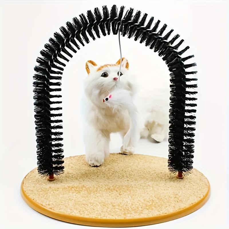 

Cats Can T Resist Grooming Brushes And Scratching Toys Arch S чёрный