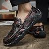 Big Size 38-48 Genuine Leather Moccasins Loafers Lightweight Men Casual Soft Slip On Driving Shoes for Men Fashion Men Shoes