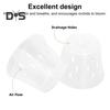 Vaso transparente para orquídeas, vaso de flores reutilizável para orquídeas com furos, plantador ventilado de plástico para replantio, cultivo de orquídeas em ambientes internos e externos