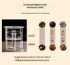 2024 Electric Ceramic Tea Maker and Glass Kettle Set - High Temperature Resistant for Steaming and Boiling, Integrated White Tea Set.