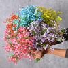 5/10Pcs Artificial Flower Bright Colors Realistic Appearance Decorative Reusable Lifelike No Maintenance Faux Flowers DIY Crafts Floral Decor
