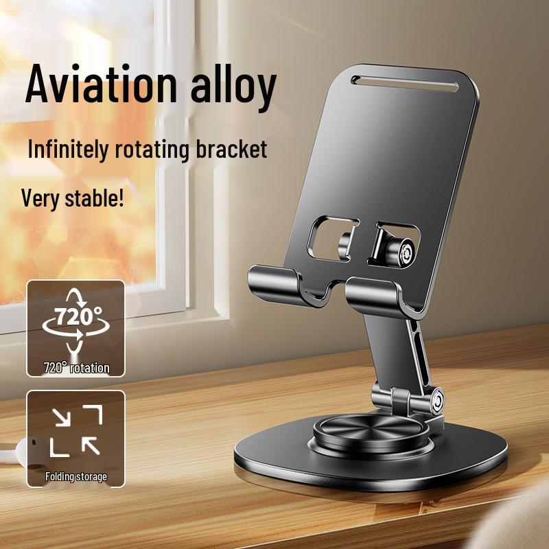 Adjustable Metal Phone Stand for Streaming and Binge-Watching - Portable and Stylish Gift