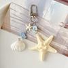 Charm Seashells Keychain Portable Resin Craft Ideal for Backpacks Keyrings