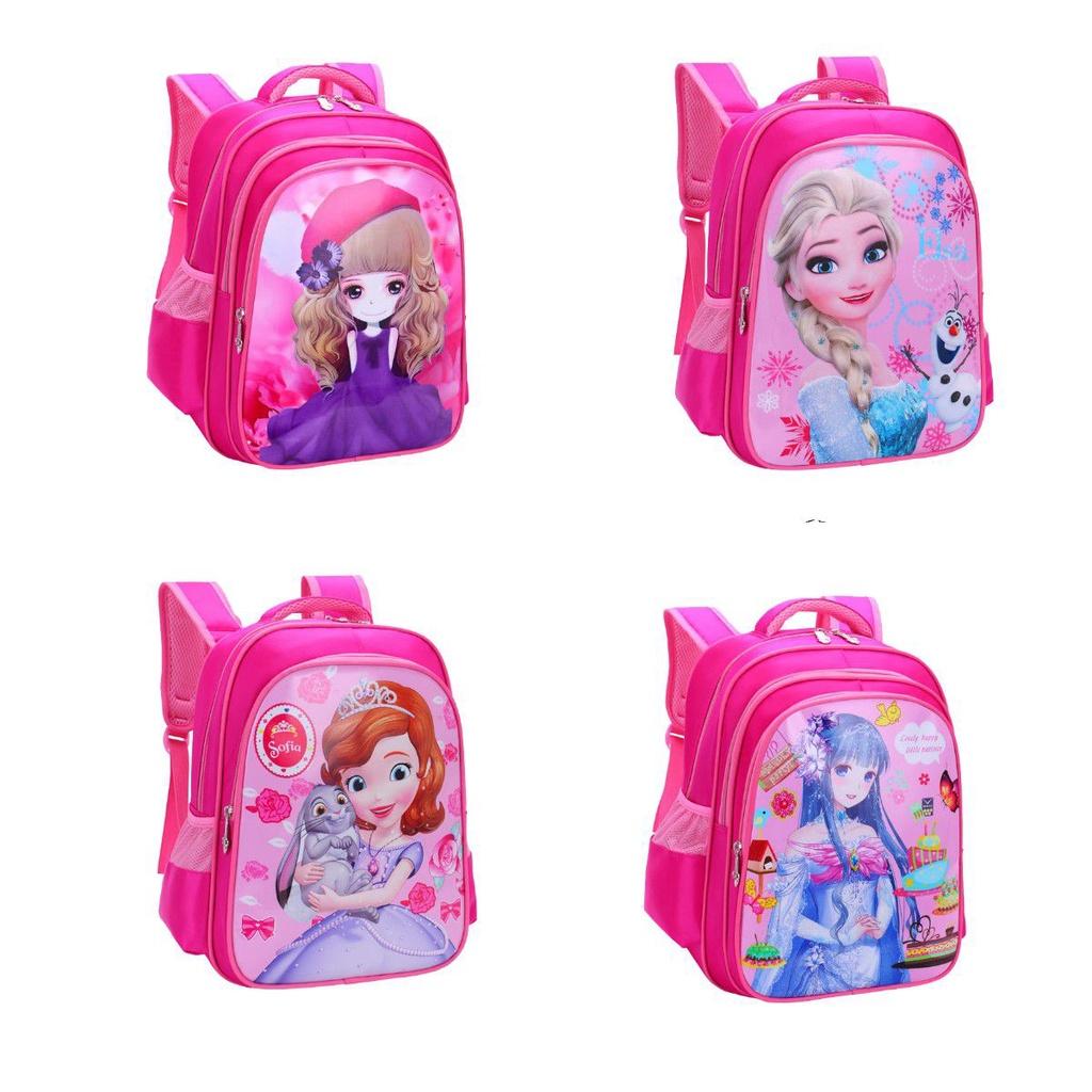 Sofia Elsa Miracle Nikki Backpack With Adjustable Straps For Girls Travel**