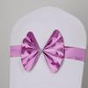 Hotel Chair Back Ribbon Bow Decoration for Weddings