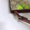 [Pre-Owned] GG Blooms Logo Canvas And Leather Clutch Bag Large - Excellent #1I66GO2