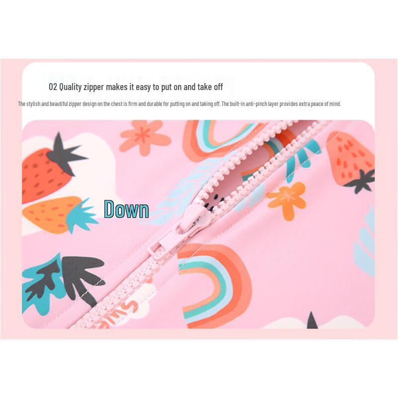 PEAK Kids' Quick-Dry Skirted One-Piece Swimsuit