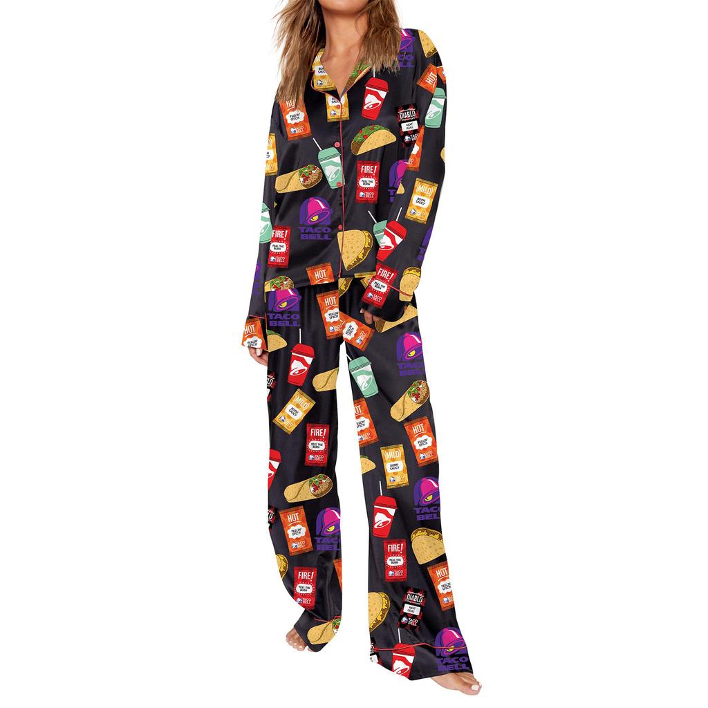 Women's Casual Fashion Stretch Printed Pajamas Adults